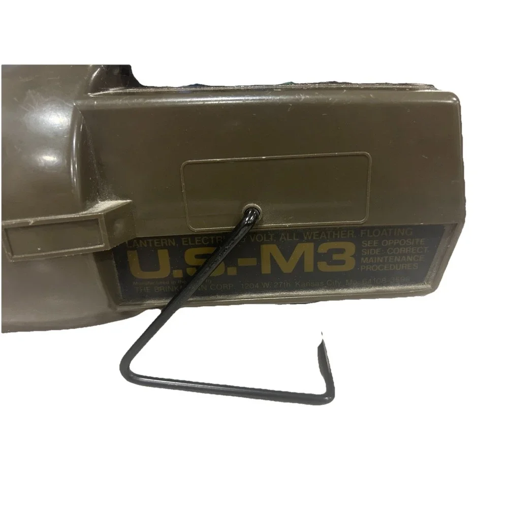 Brinkmann US-M3 6 Volt All Weather Floating Lantern Made in USA Army Green